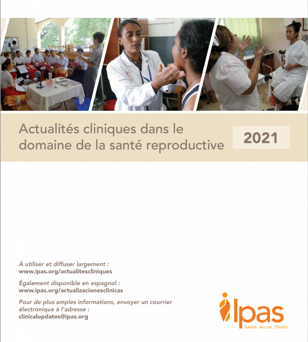 Actualités cliniques dans le domaine de la santé reproductive sur l'avortement