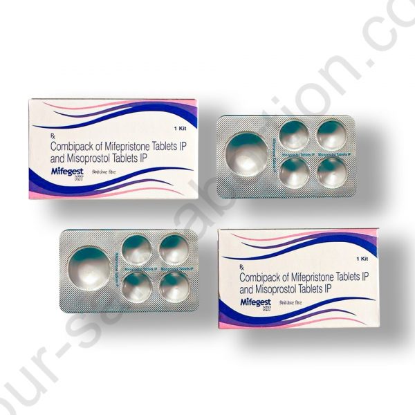 Abortion Pills Kit: Mifepristone 200mg + Misoprostol 800mcg