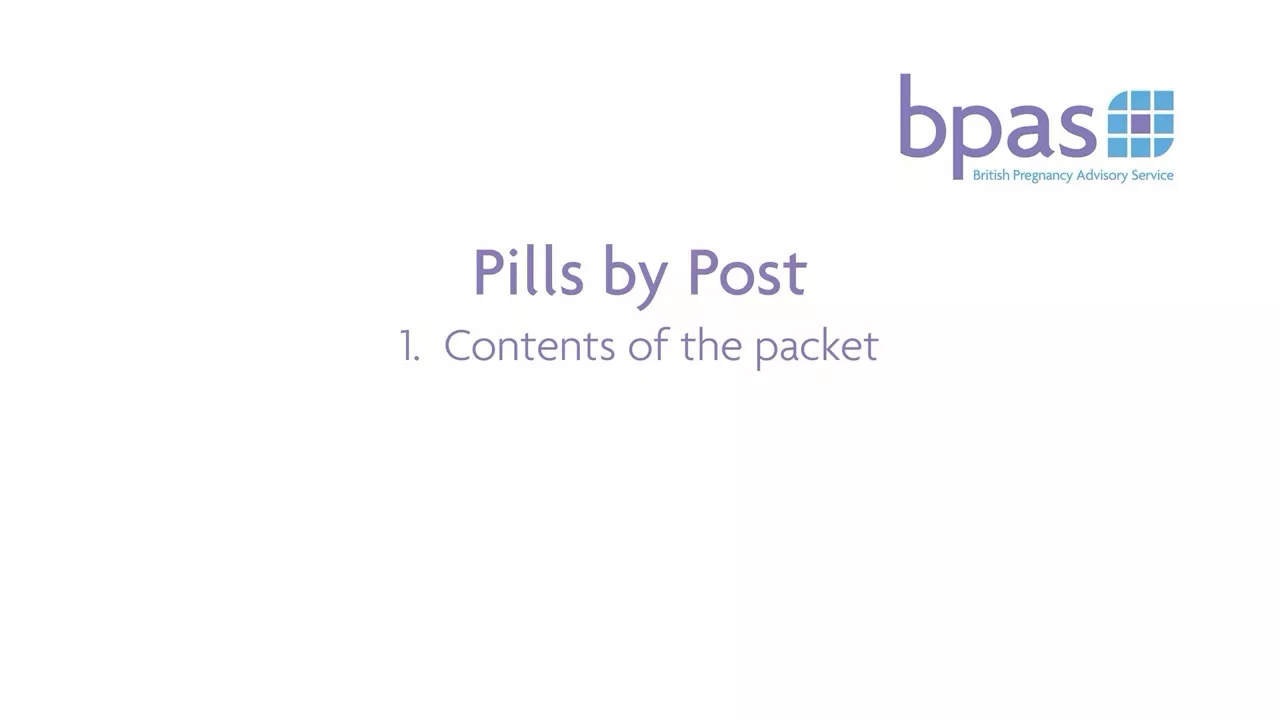 Pills by Post 1.Contents of the packet