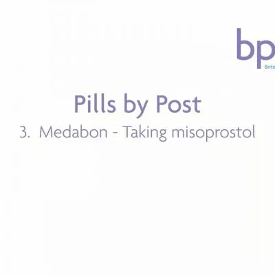 Pills by Post 3. Antipreg - Taking misoprostol
