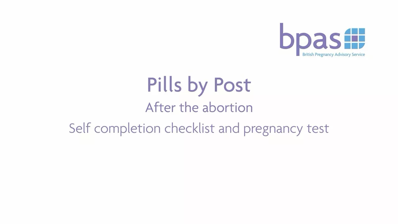 Pills by Post - After the abortion